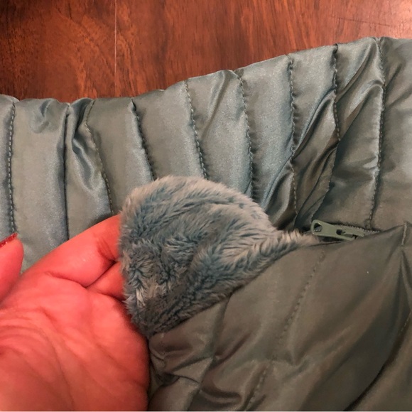 Lands’ End soft green warmest coat, Sz S - Picture 7 of 10